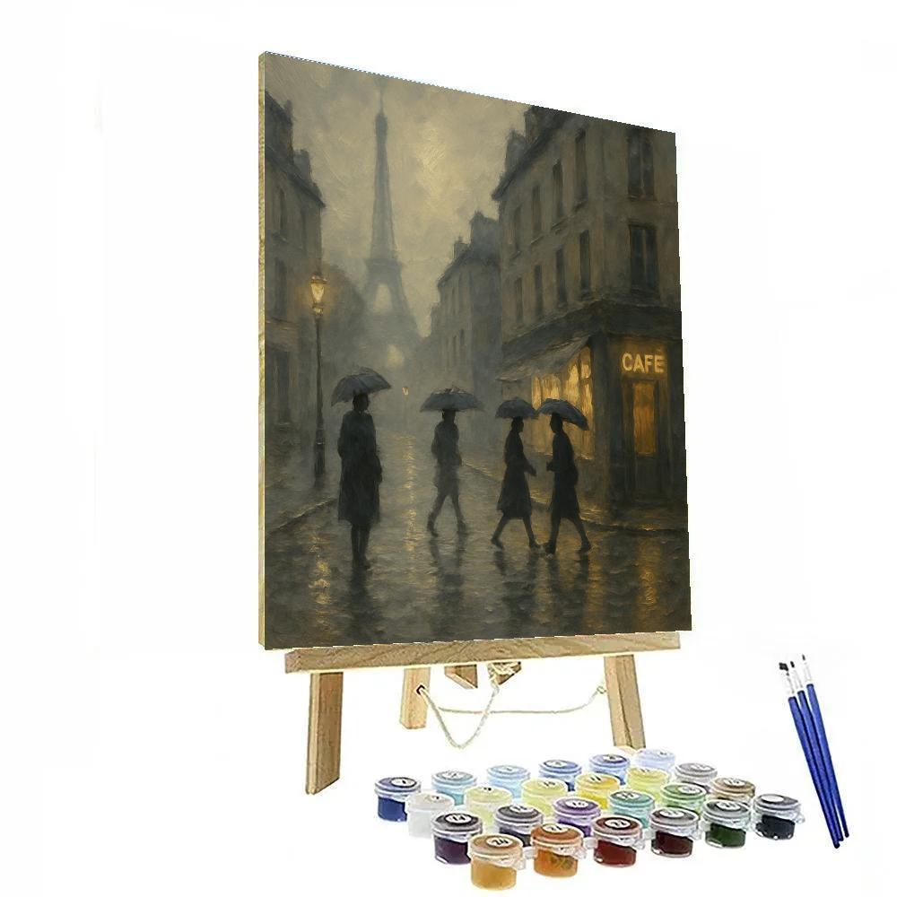 Paris Rain And Reverie Painting by numbers kit