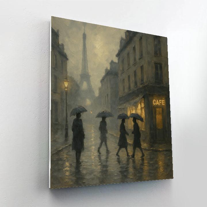 Paris Rain And Reverie Painting by numbers kit