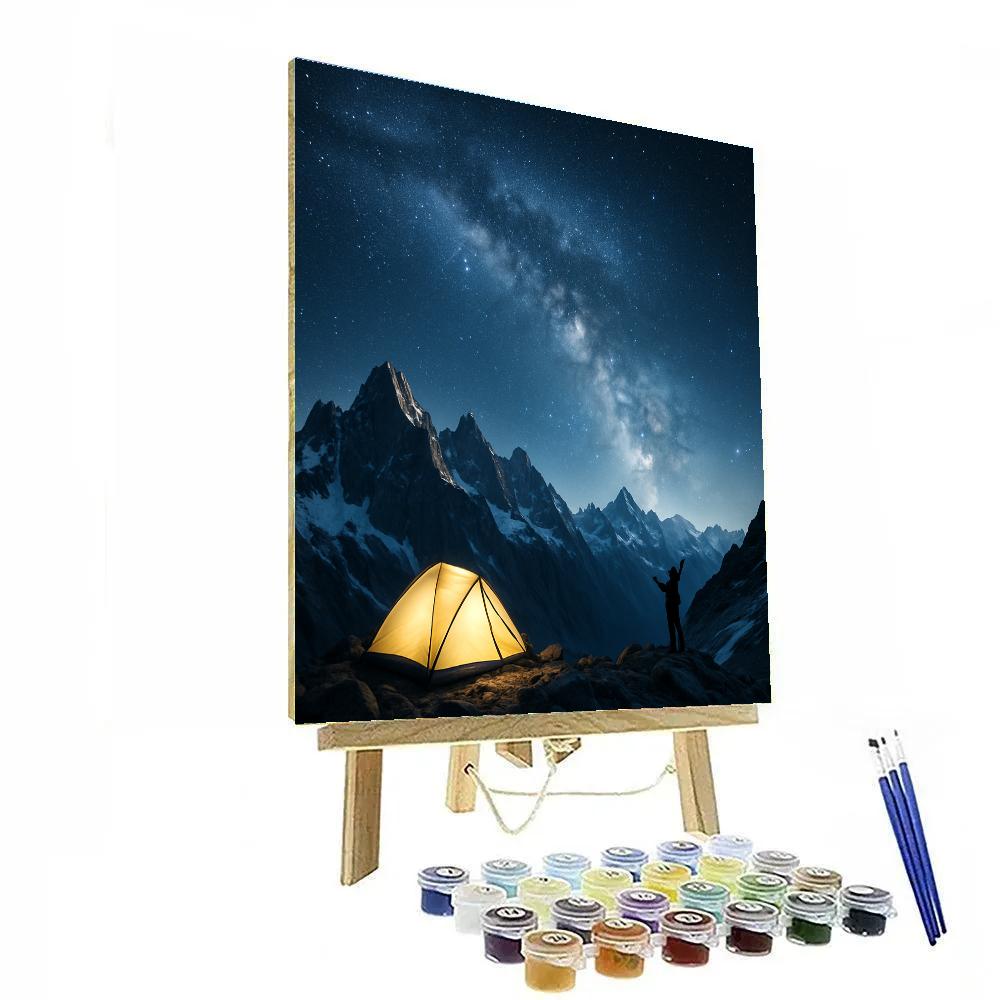 Mountain Starwatch Ridge paint by number