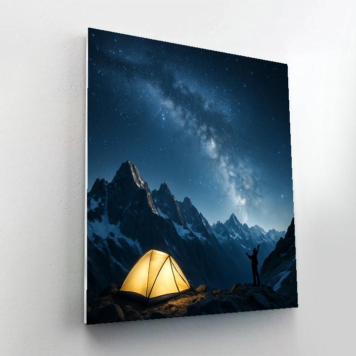 Mountain Starwatch Ridge paint by number