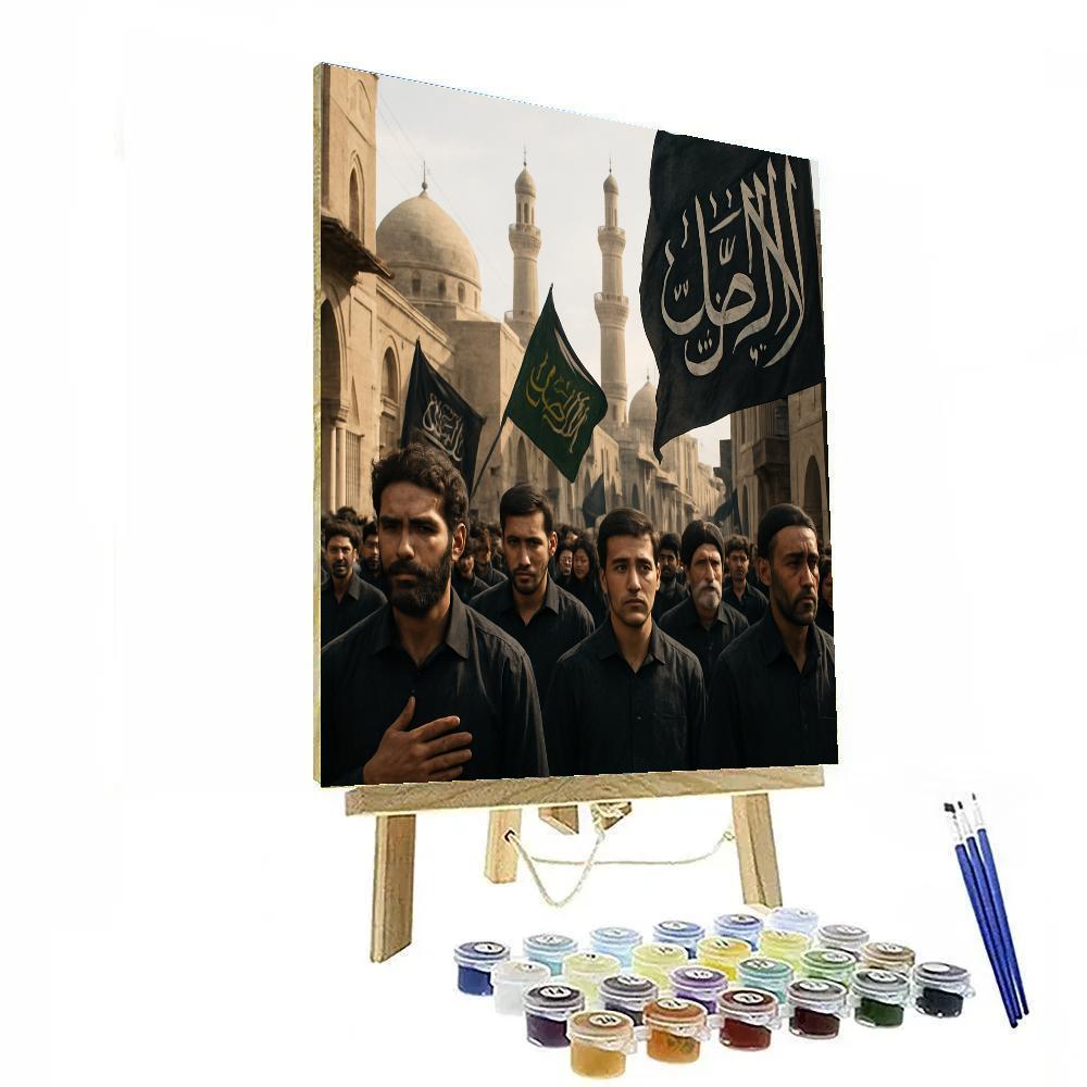 Day Of Ashura Procession Paint by numbers art