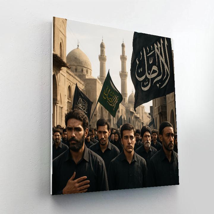 Day Of Ashura Procession Paint by numbers art
