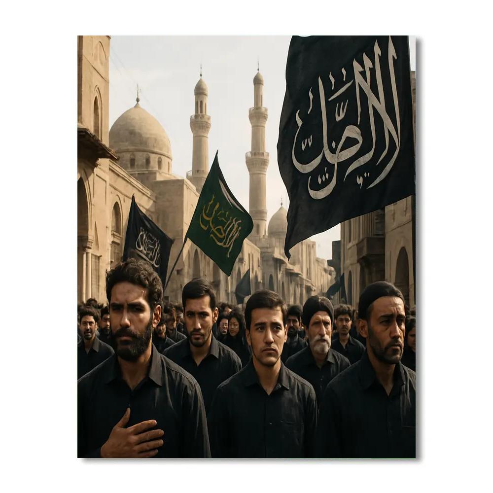 Day Of Ashura Procession Paint by numbers art