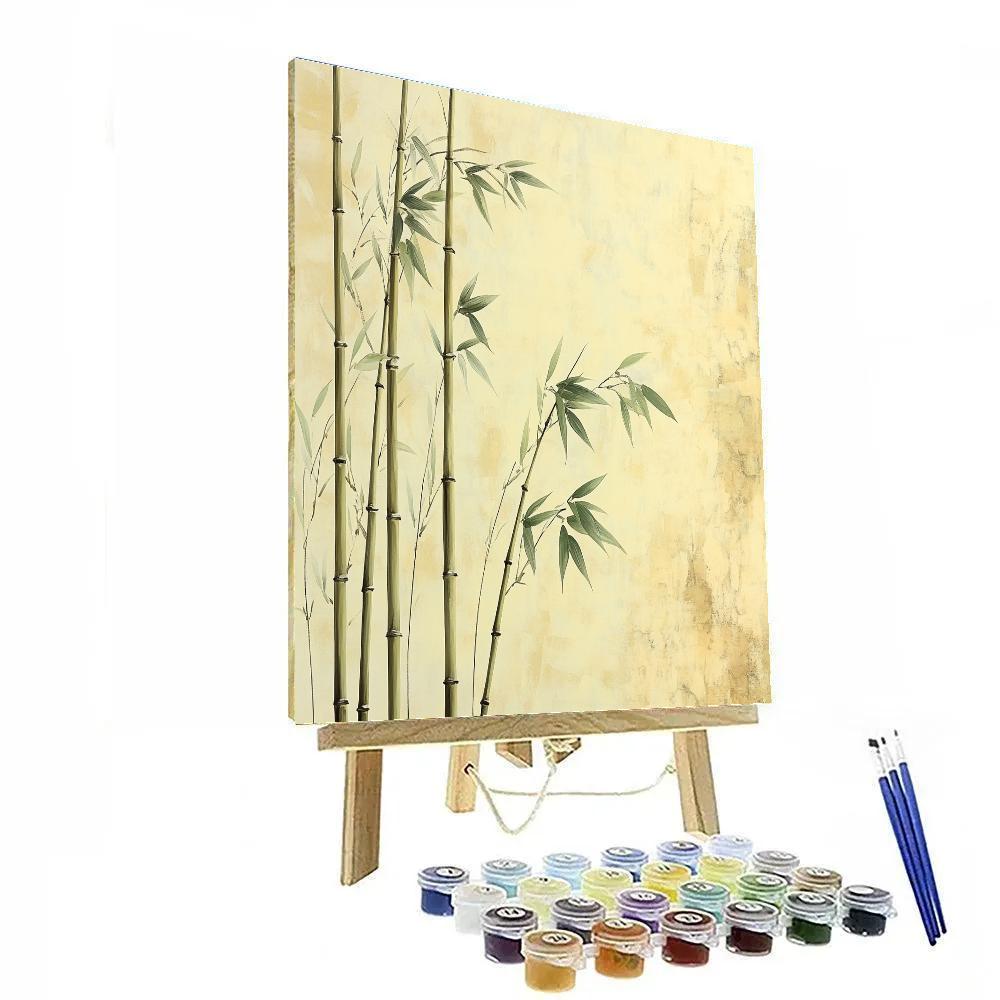 Zhao Mengfu Inspired Ancient Bamboo Melody Paint by numbers art