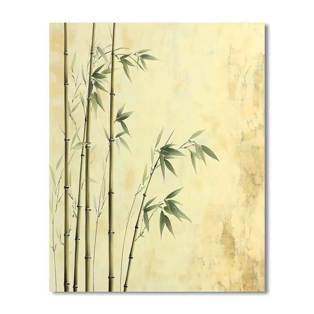 Zhao Mengfu Inspired Ancient Bamboo Melody Paint by numbers art