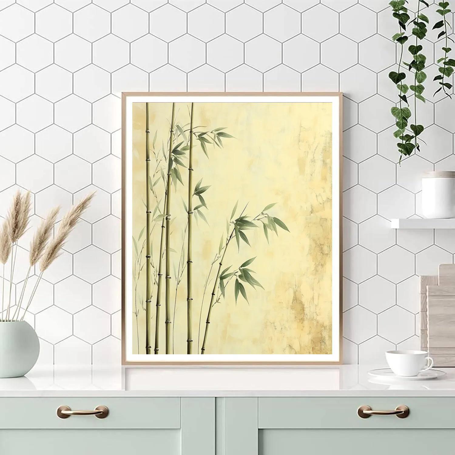 Zhao Mengfu Inspired Ancient Bamboo Melody Paint by numbers art