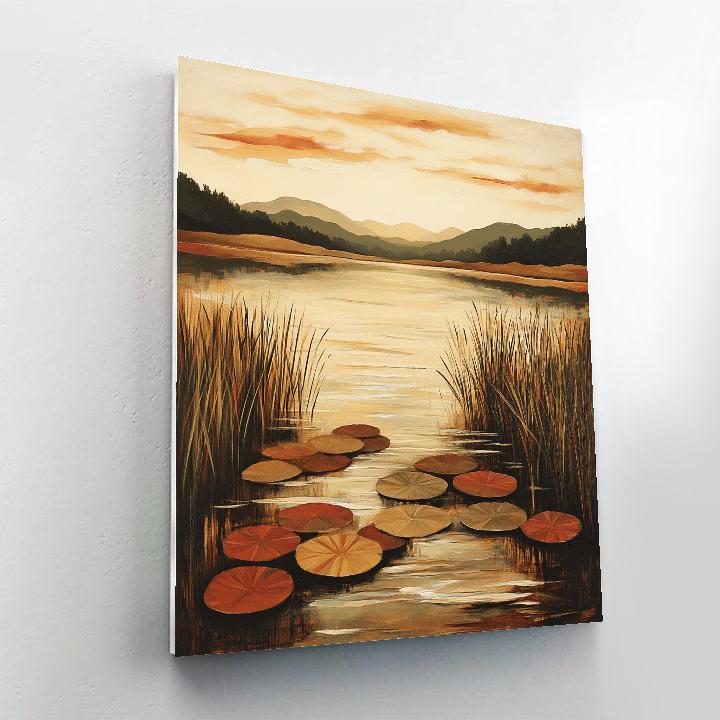 Nandalal Bose Inspired Monsoon River Song paint by number