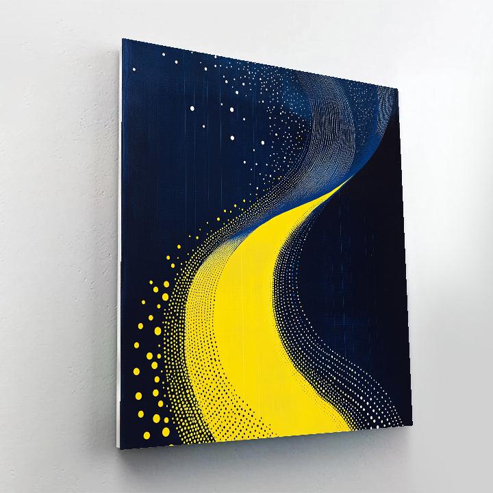 Yayoi Kusama Inspired Cosmic Pulse Numbered painting kits