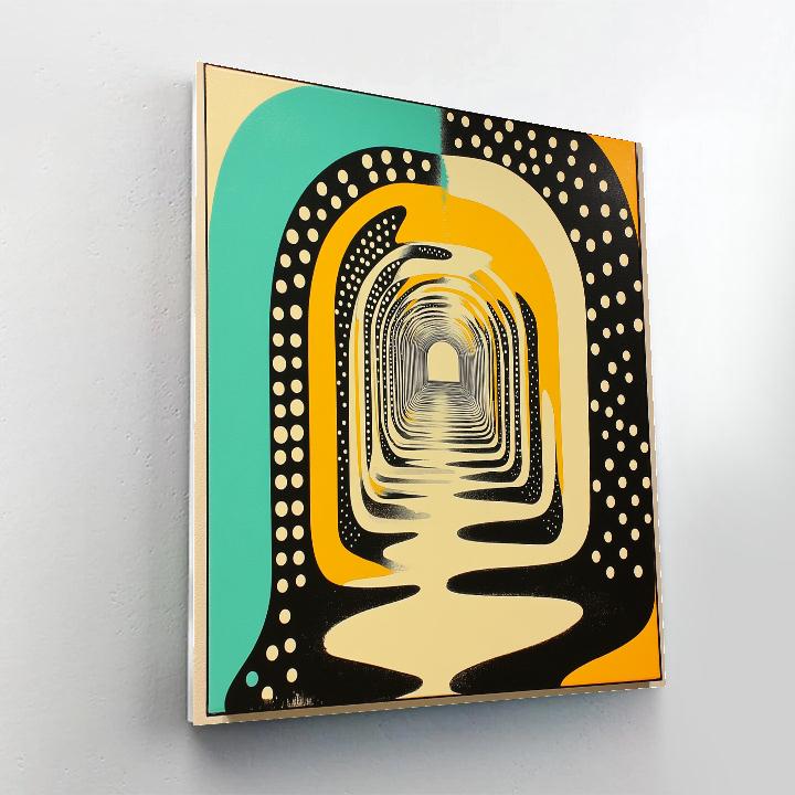 Yayoi Kusama Inspired Mirror Of Dots Paint by numbers kits