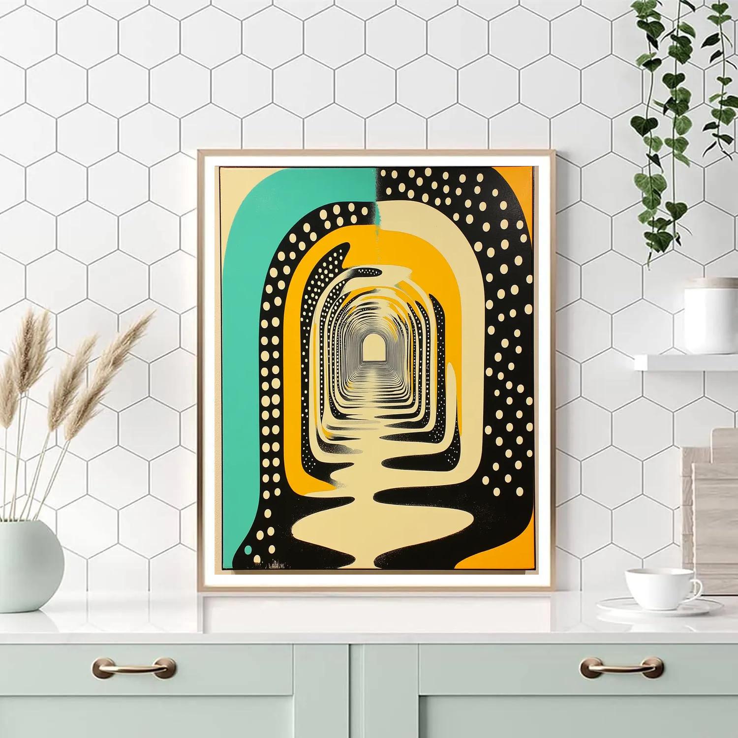 Yayoi Kusama Inspired Mirror Of Dots Paint by numbers kits