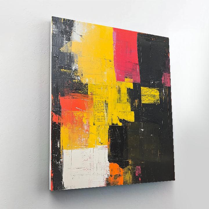 Jean-Michel Basquiat Inspired Echoes Of Silence DIY paint by numbers