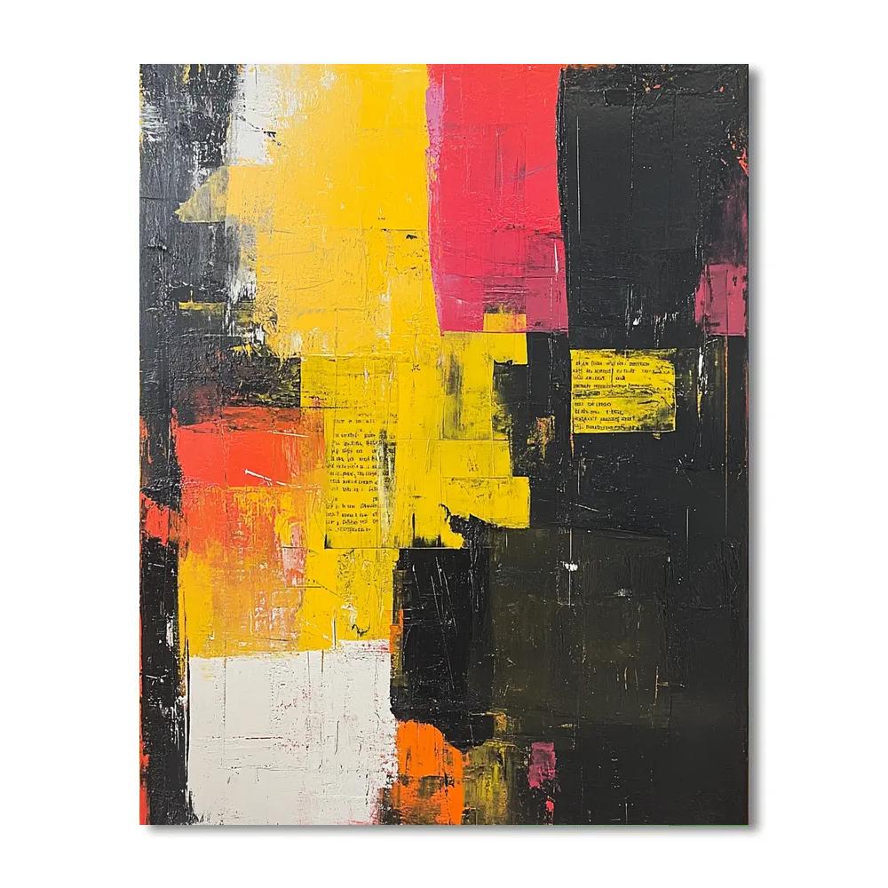 Jean-Michel Basquiat Inspired Echoes Of Silence DIY paint by numbers