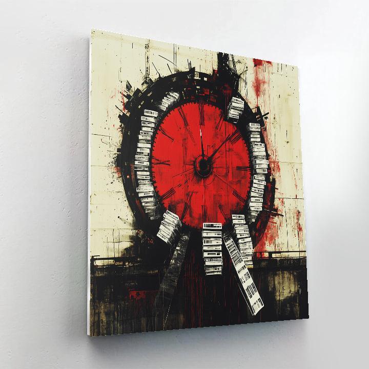 Banksy Inspired Consumption Clockwork painting number kit