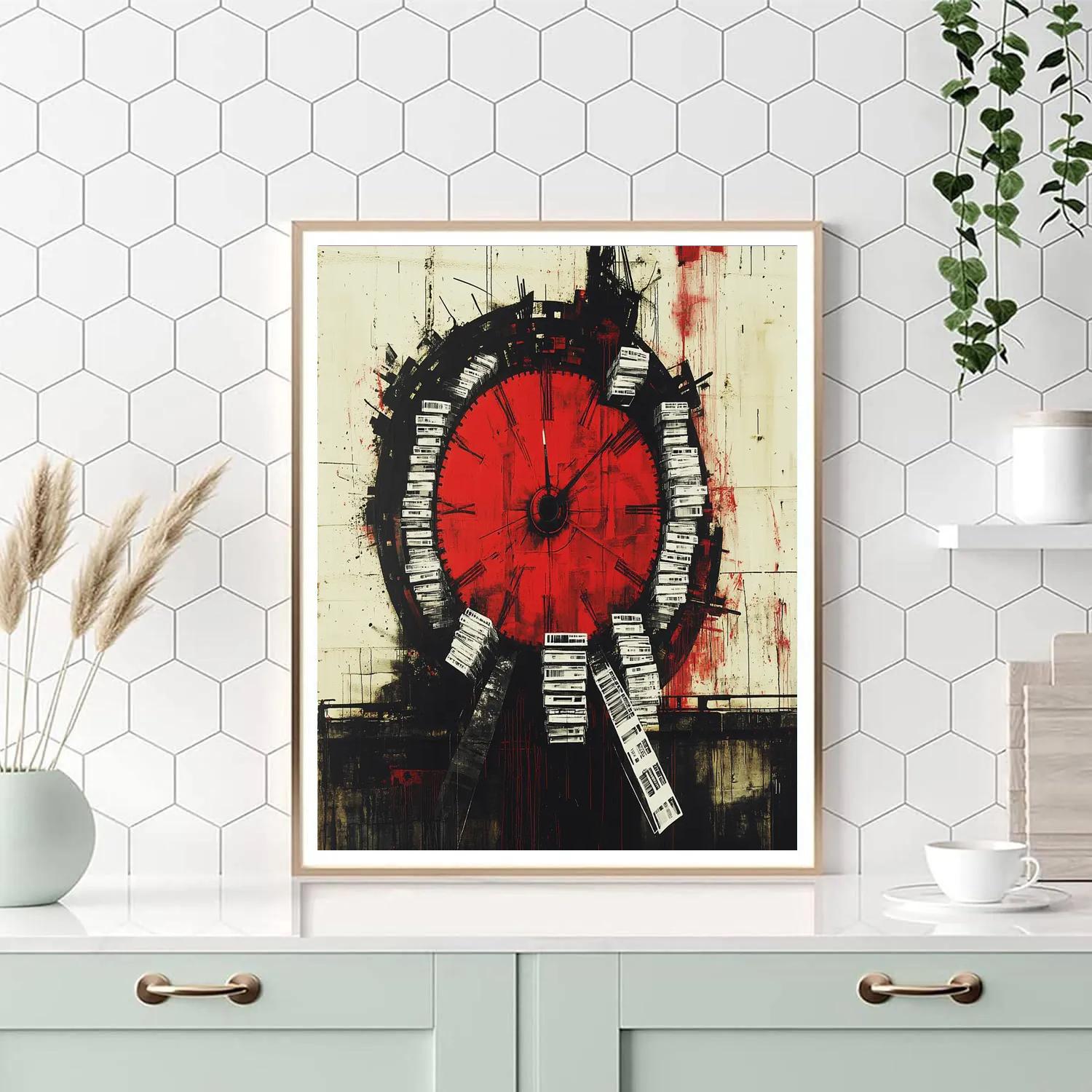 Banksy Inspired Consumption Clockwork painting number kit