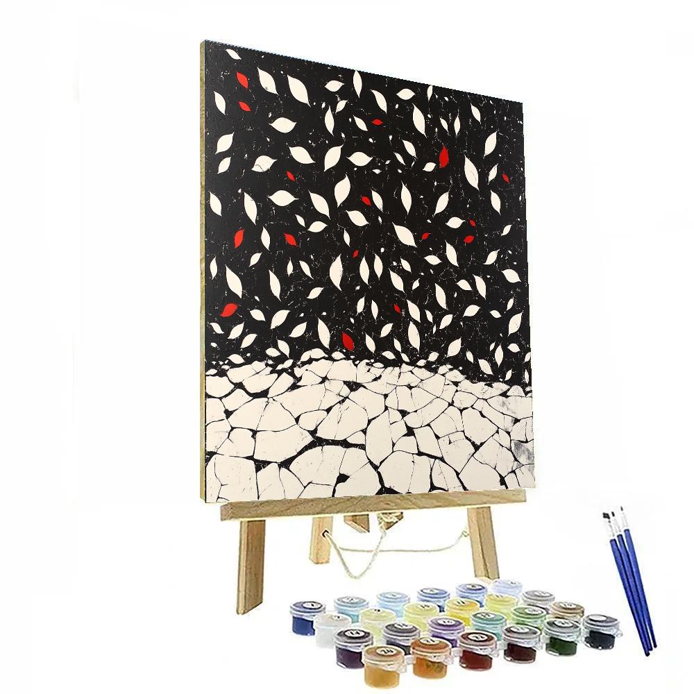 Banksy Inspired Vanishing Eden DIY paint by numbers