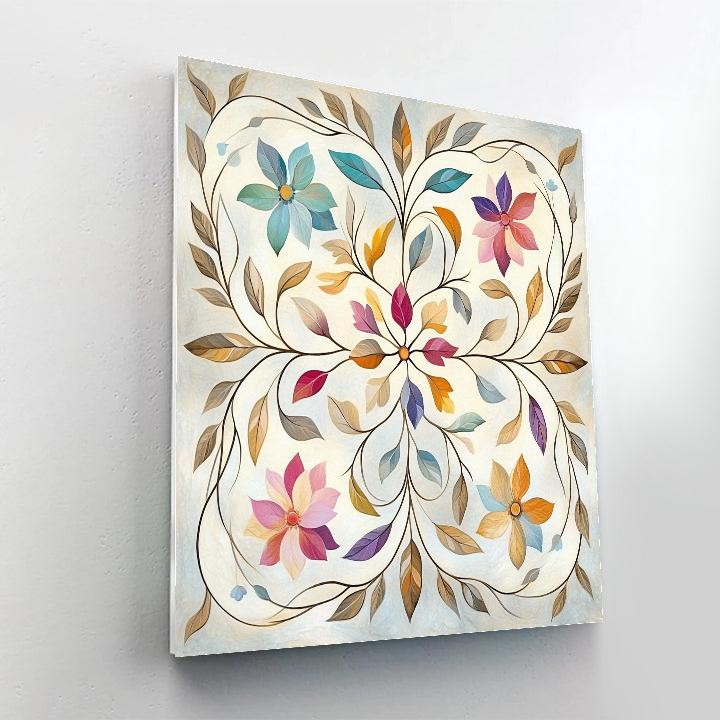 Alphonse Mucha Inspired Symphony Of The Seasons Numbered painting kits