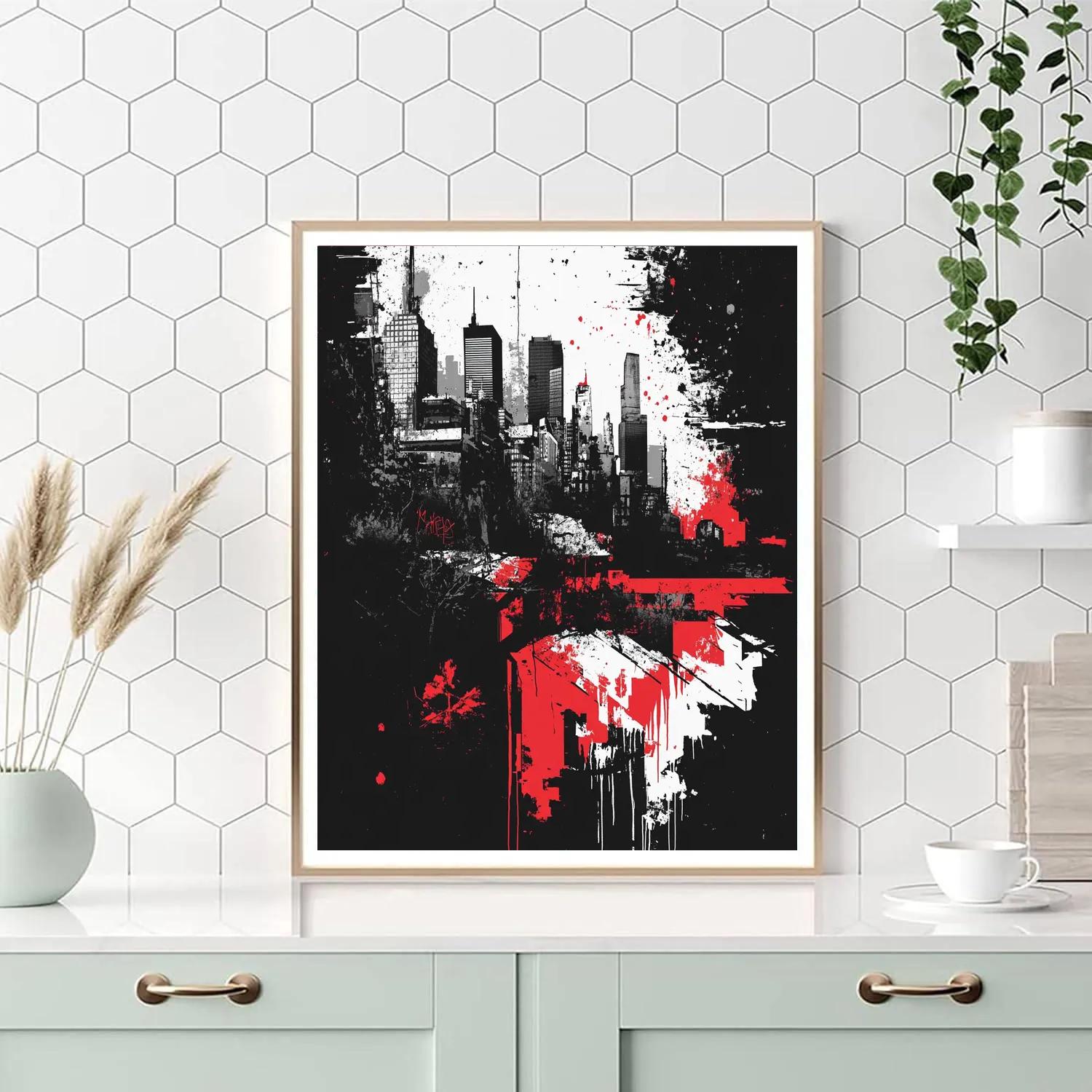 Banksy Inspired Urban Dystopia Paint by numbers kits