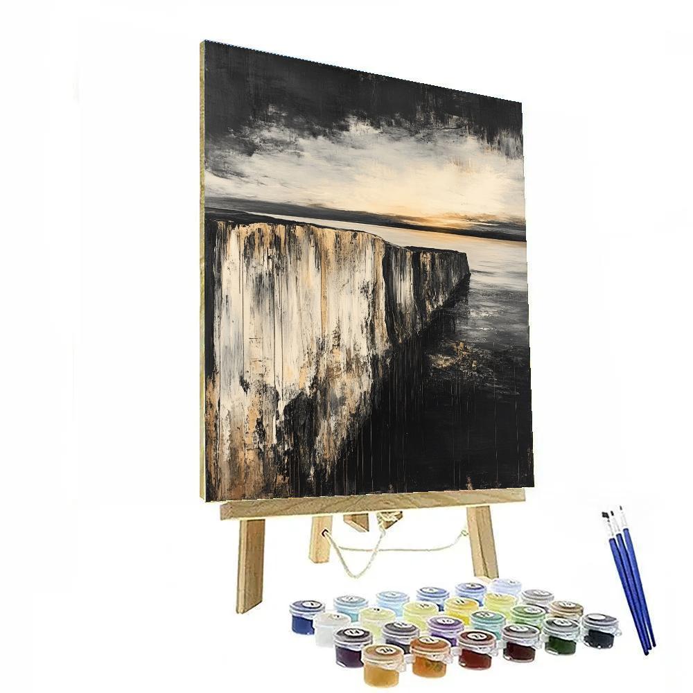 Francisco Goya Inspired Ashen Cliff With Ominous Horizon Painting by numbers kit