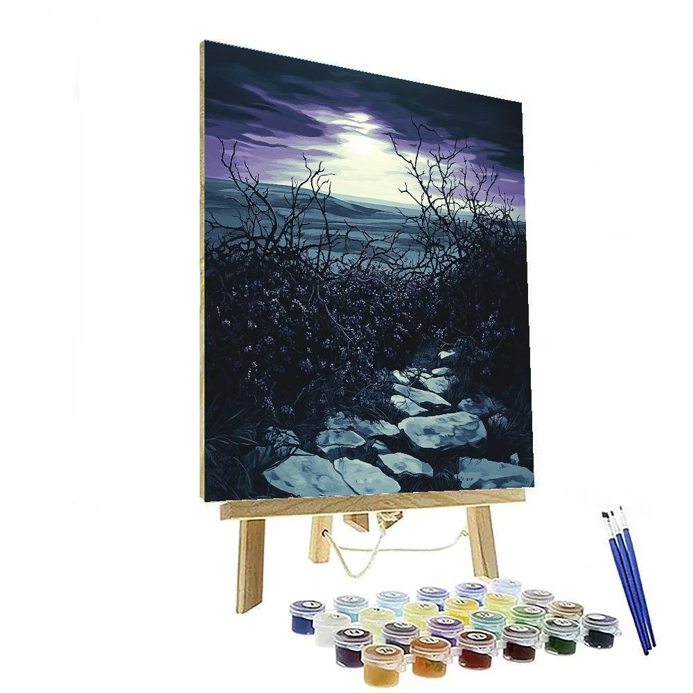 Francisco Goya Inspired Twilight Moor With Twisted Bramble Paint by numbers art