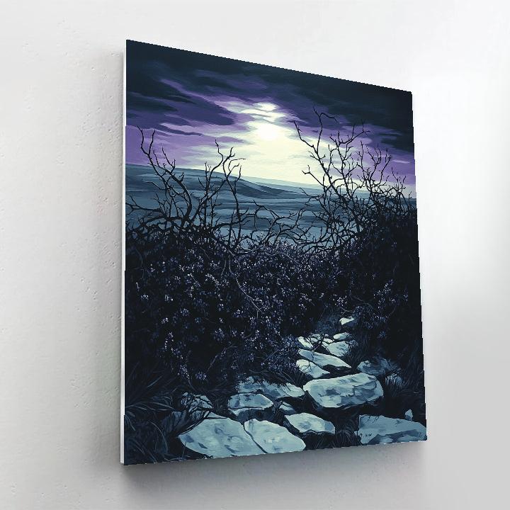 Francisco Goya Inspired Twilight Moor With Twisted Bramble Paint by numbers art