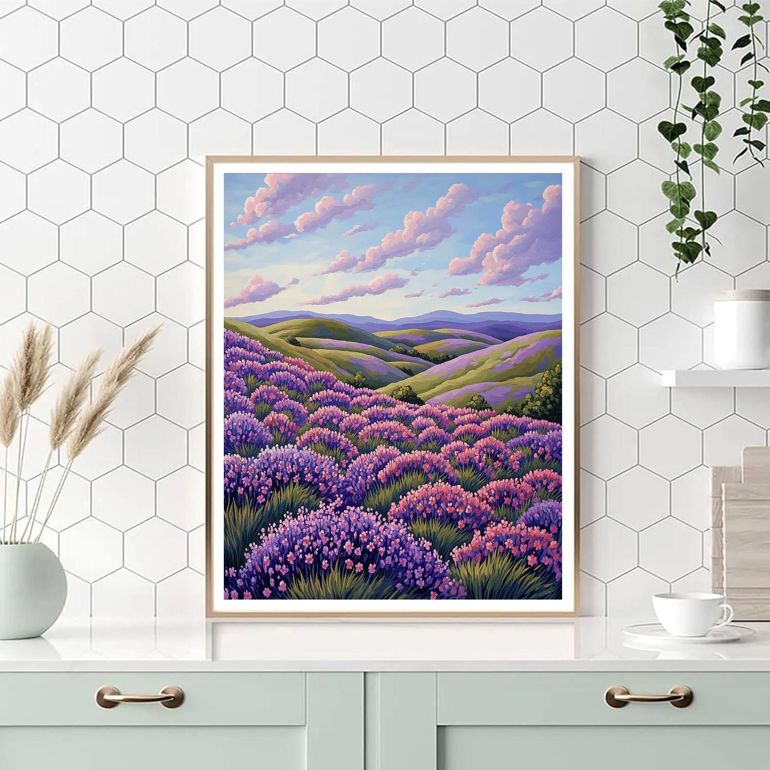 J. E. H. MacDonald Inspired Meadow Of Rhythmic Wildflowers paint by numbers