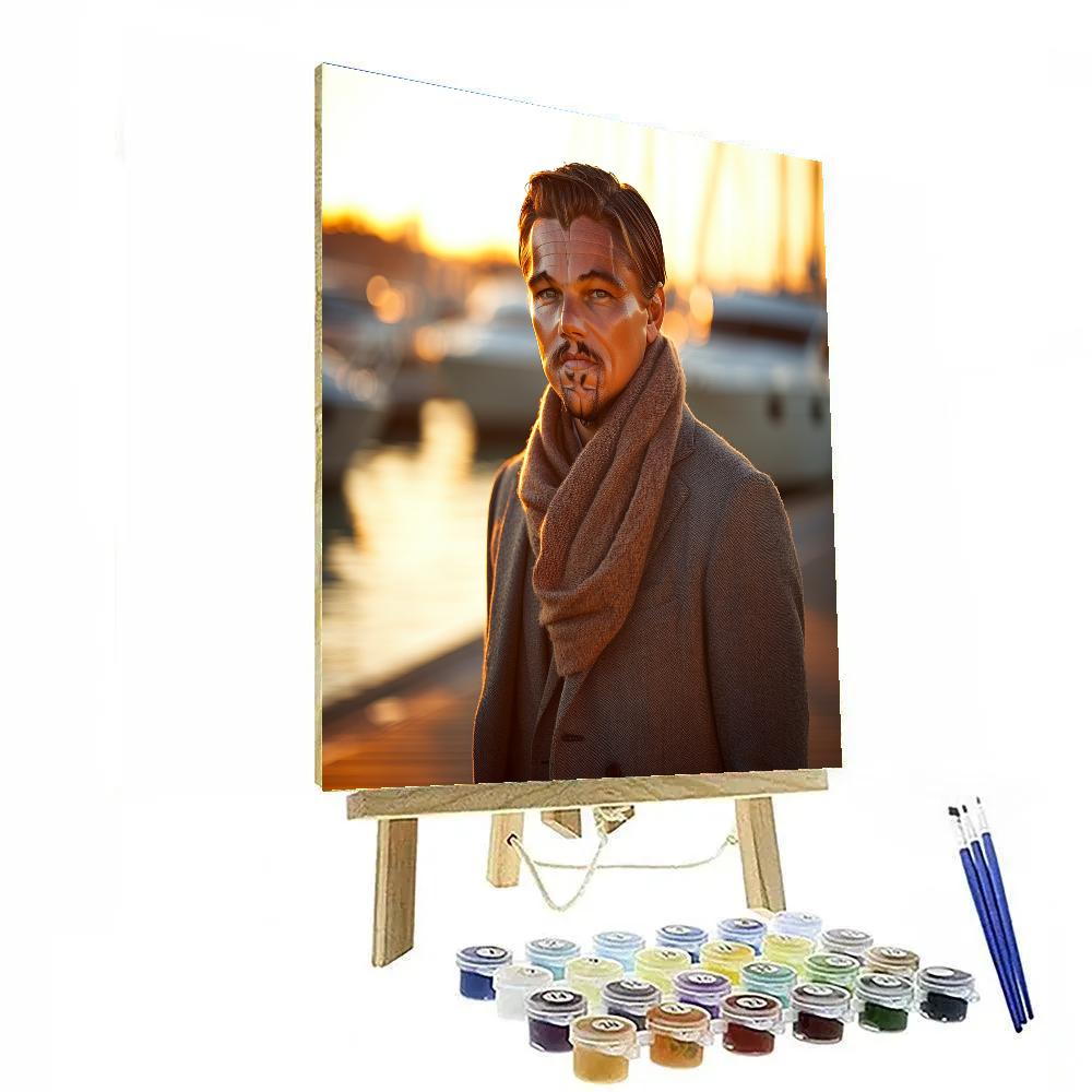 Leonardo DiCaprio: Driftlines Of A Reluctant Ocean Voyager DIY paint by numbers