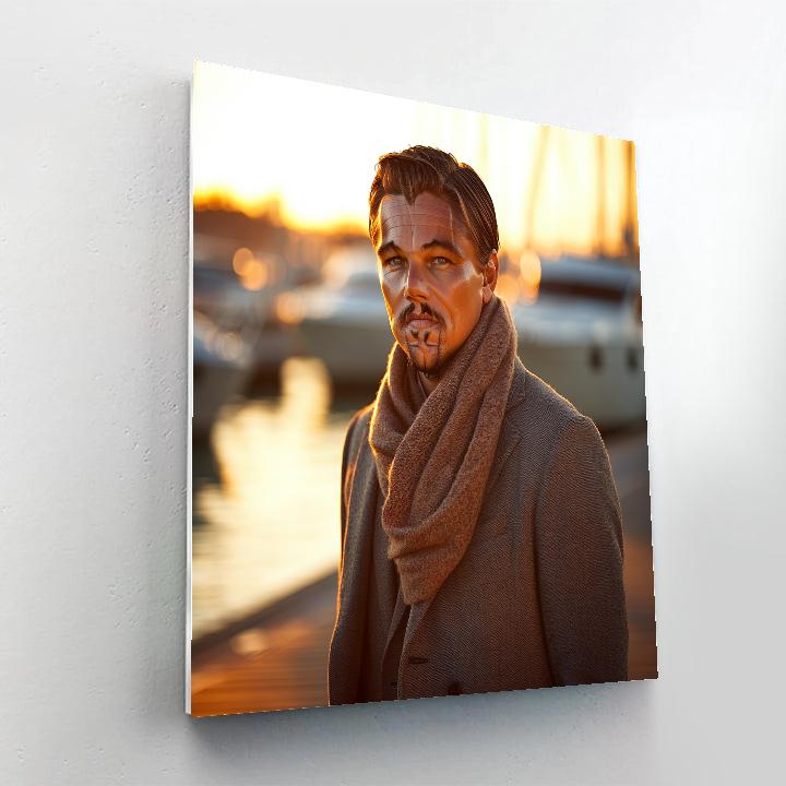 Leonardo DiCaprio: Driftlines Of A Reluctant Ocean Voyager DIY paint by numbers