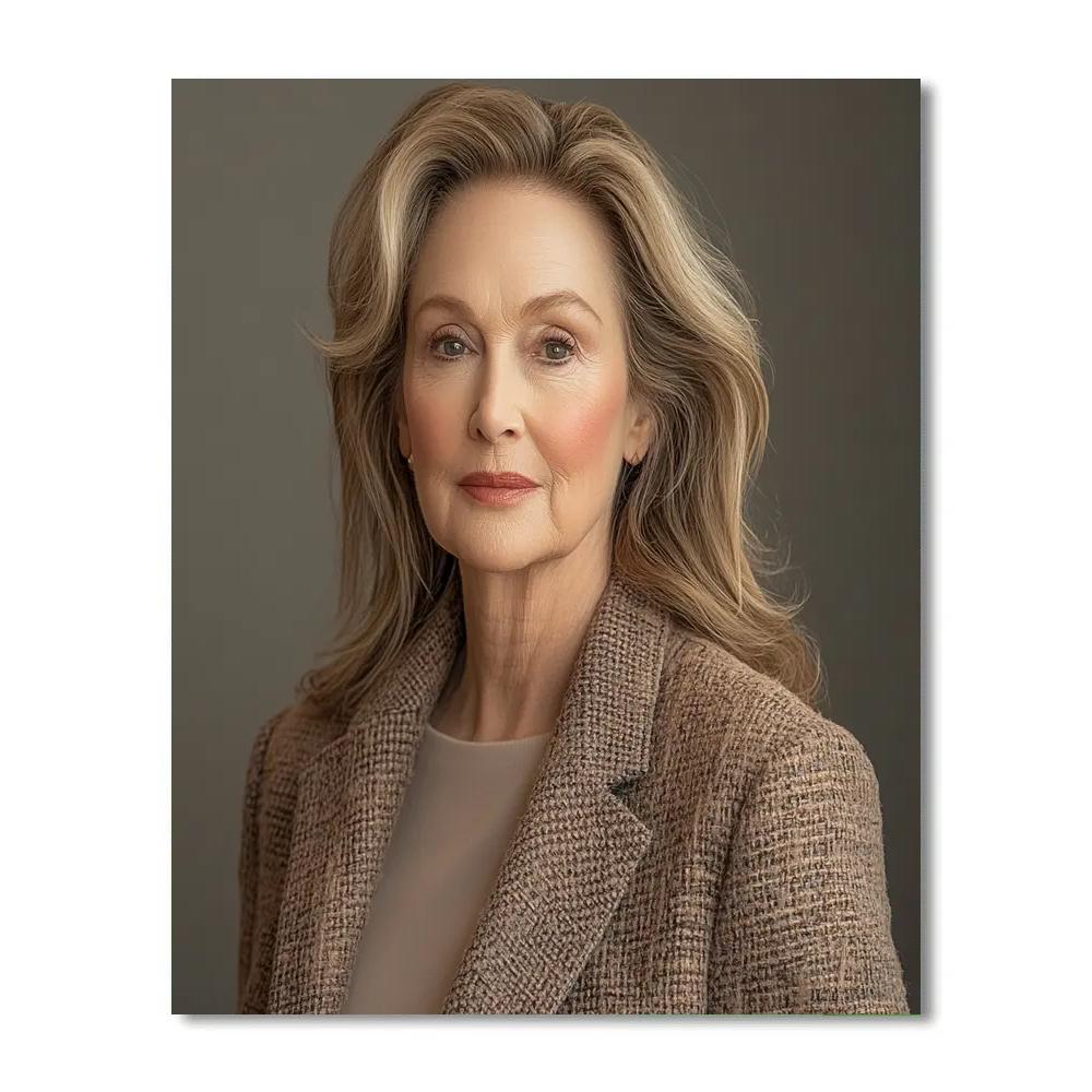 Meryl Streep: The Chameleon’s Quiet Constellation painting number kit