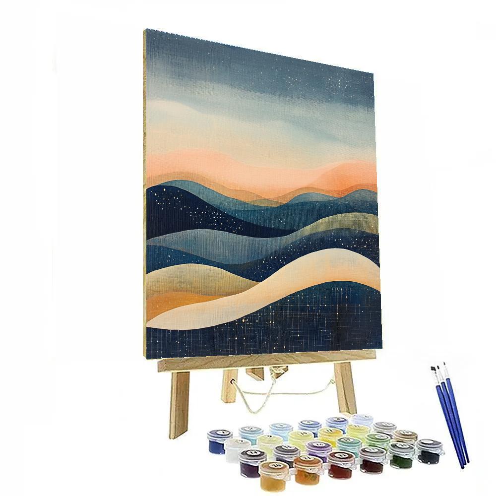 Paul Klee Inspired Desert Nocturne Paint by numbers kits