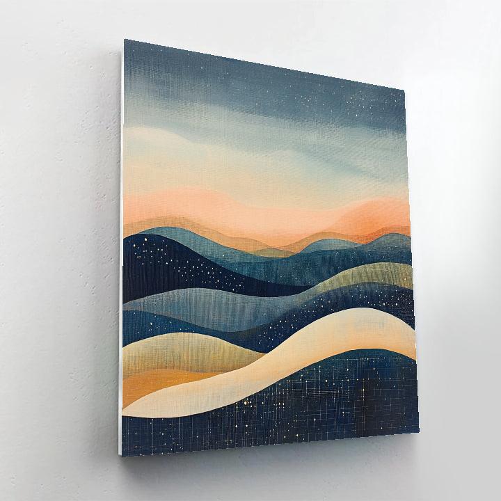 Paul Klee Inspired Desert Nocturne Paint by numbers kits