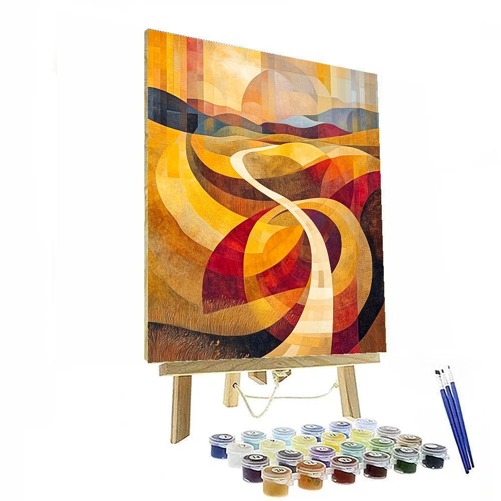 Paul Klee Inspired Rhythms Of Nature DIY paint by numbers