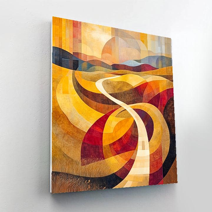 Paul Klee Inspired Rhythms Of Nature DIY paint by numbers