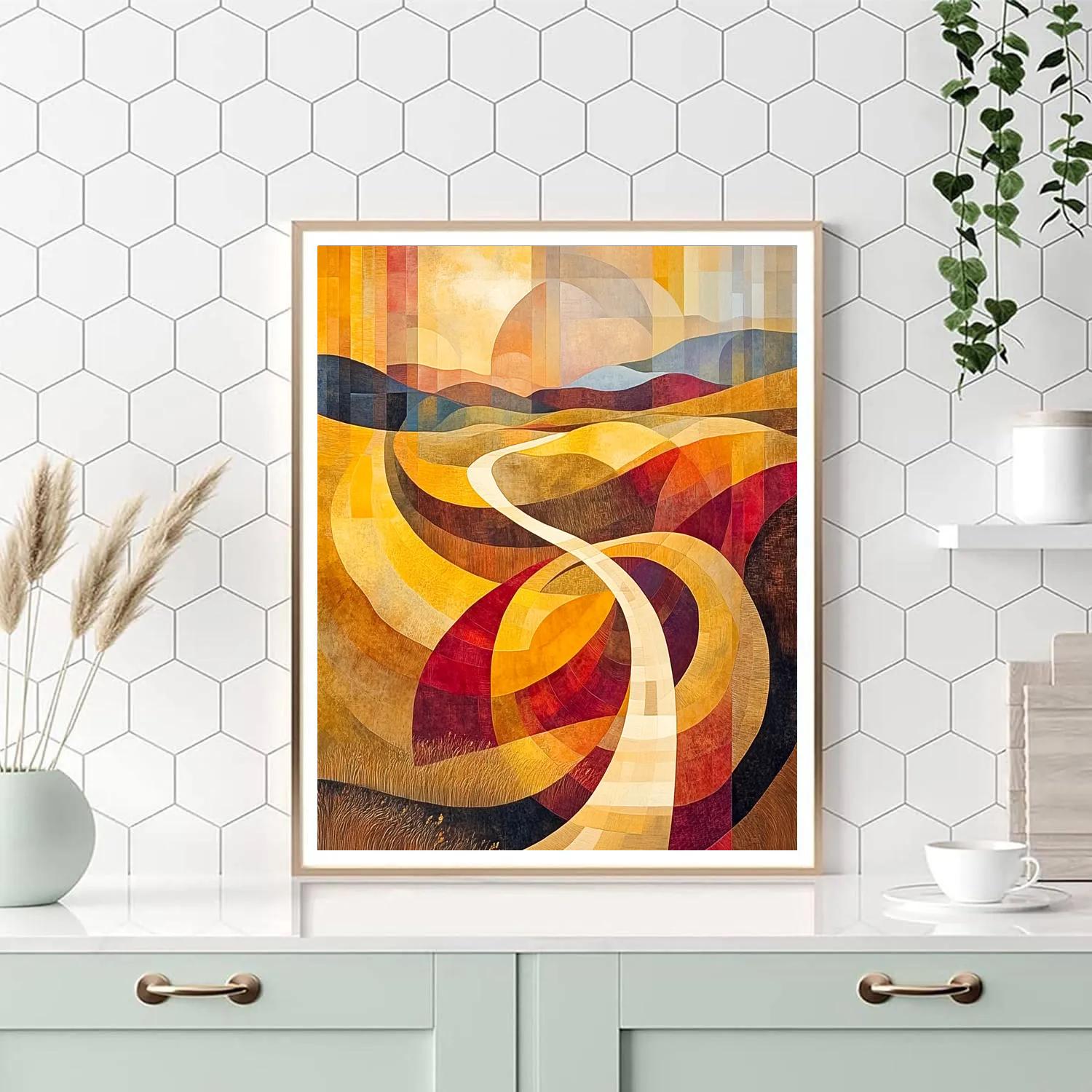 Paul Klee Inspired Rhythms Of Nature DIY paint by numbers