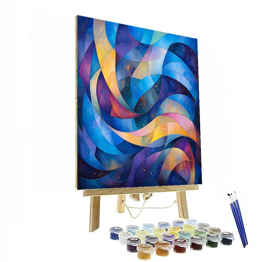 Paul Klee Inspired Dreamy Cosmic Dance Paint by numbers kits