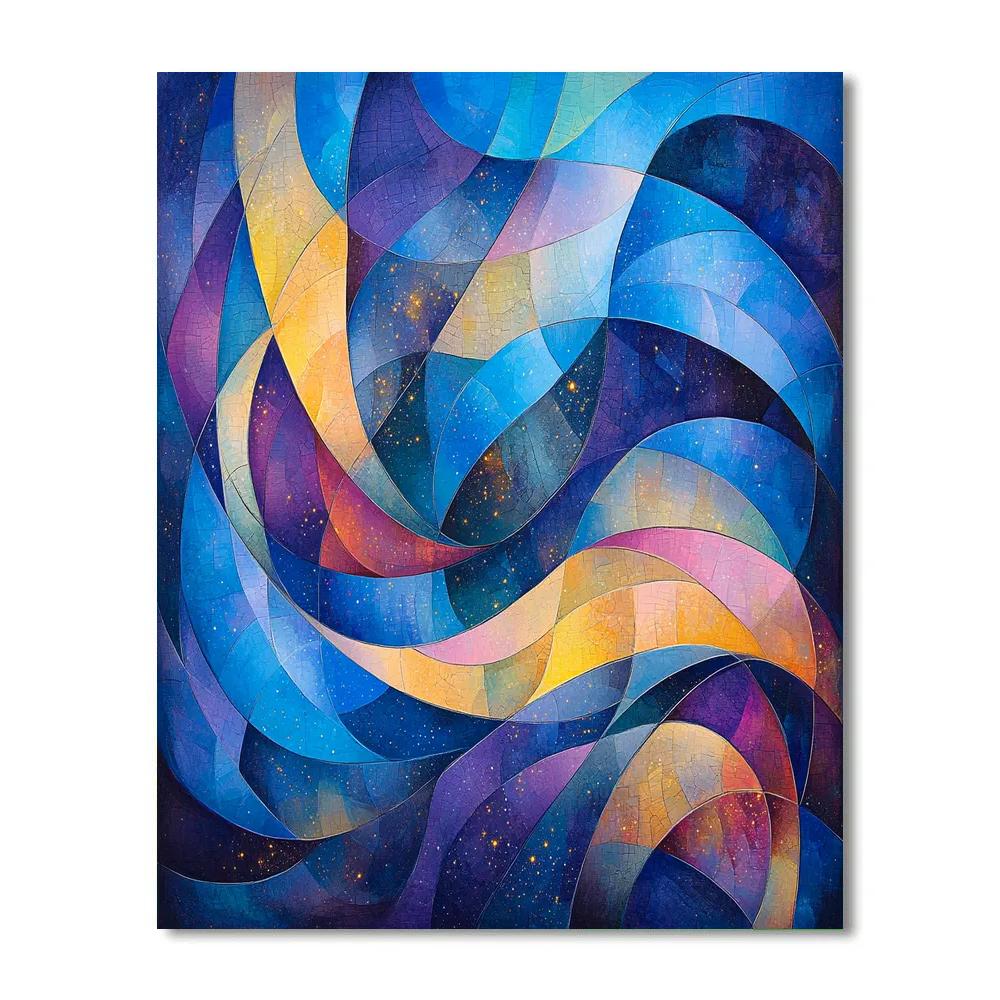 Paul Klee Inspired Dreamy Cosmic Dance Paint by numbers kits