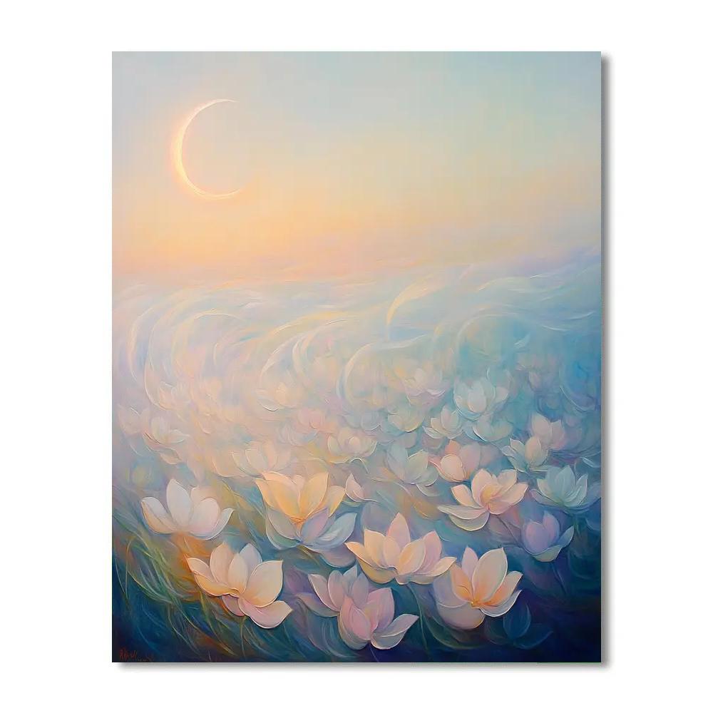 Edgar Degas Inspired Lunar Bloom Paint by numbers kits