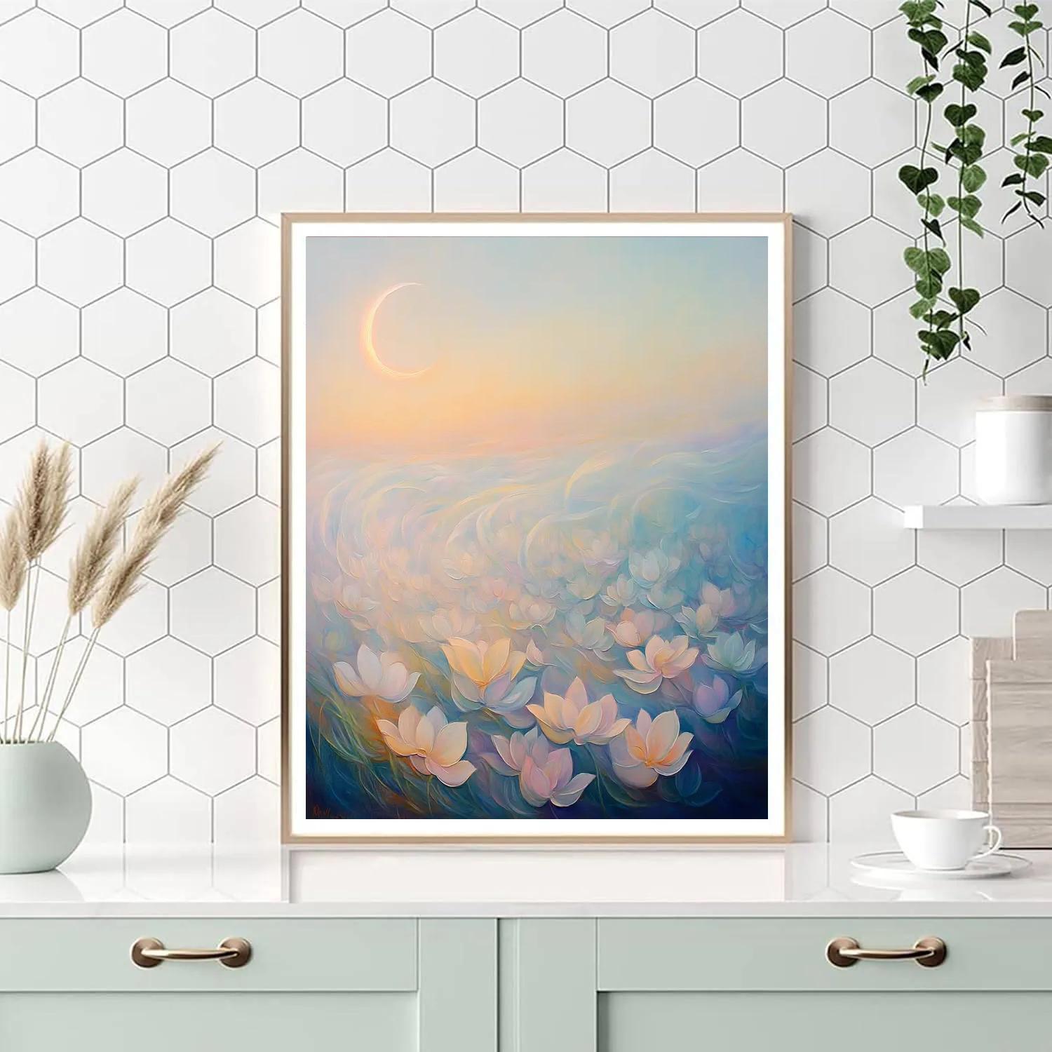 Edgar Degas Inspired Lunar Bloom Paint by numbers kits