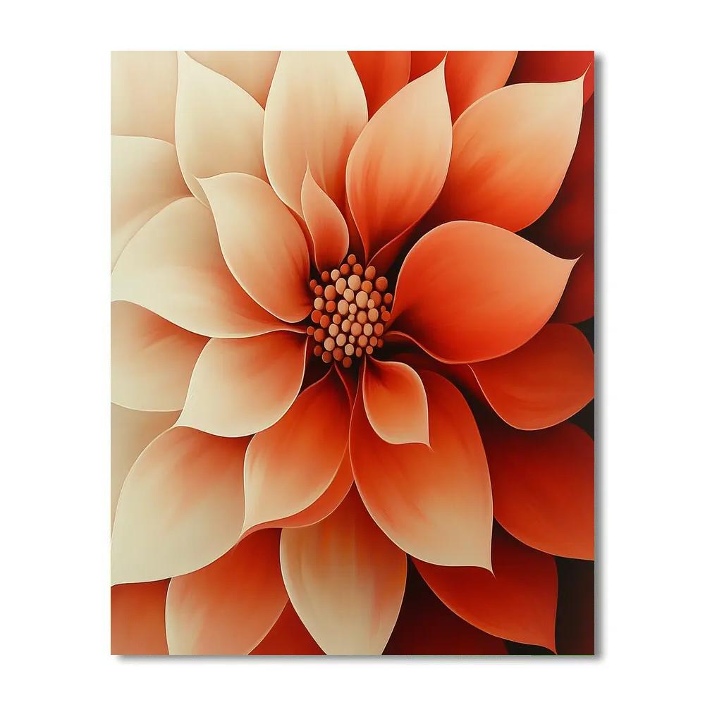 Georgia OKeeffe Inspired Desert Flowers Paint by numbers art