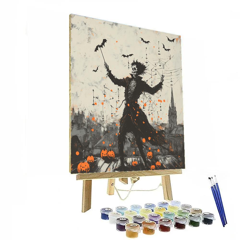 Cobweb Orchestra Conductor painting number kit