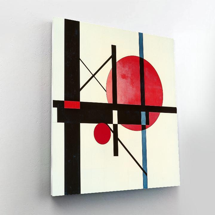 Kazimir Malevich Inspired Celestial Axes DIY paint by numbers