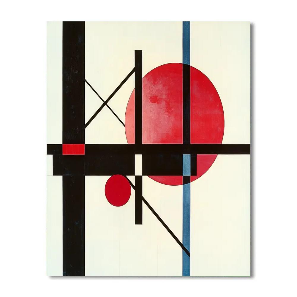 Kazimir Malevich Inspired Celestial Axes DIY paint by numbers