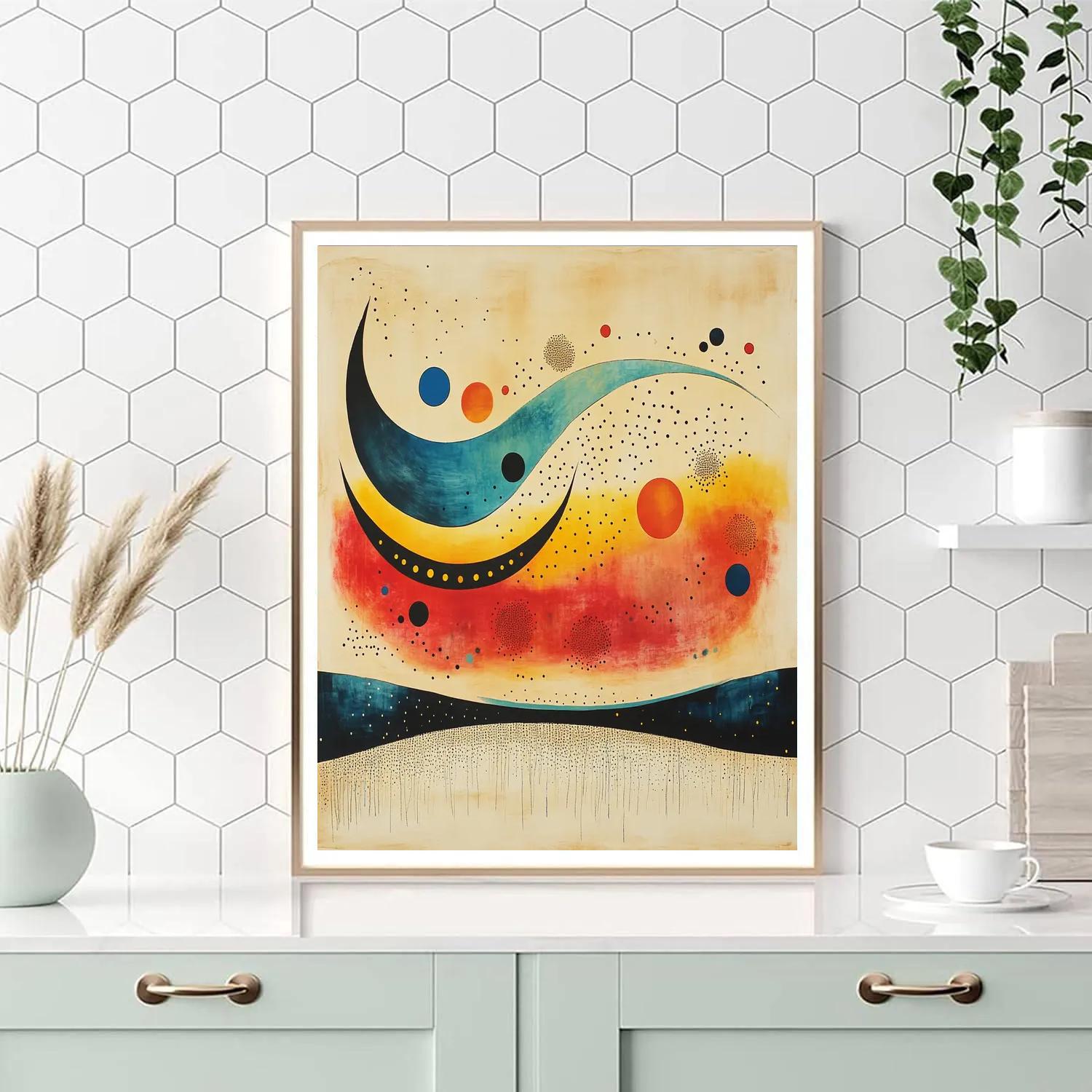 Joan Miró Inspired Celestial Choreography paint by number
