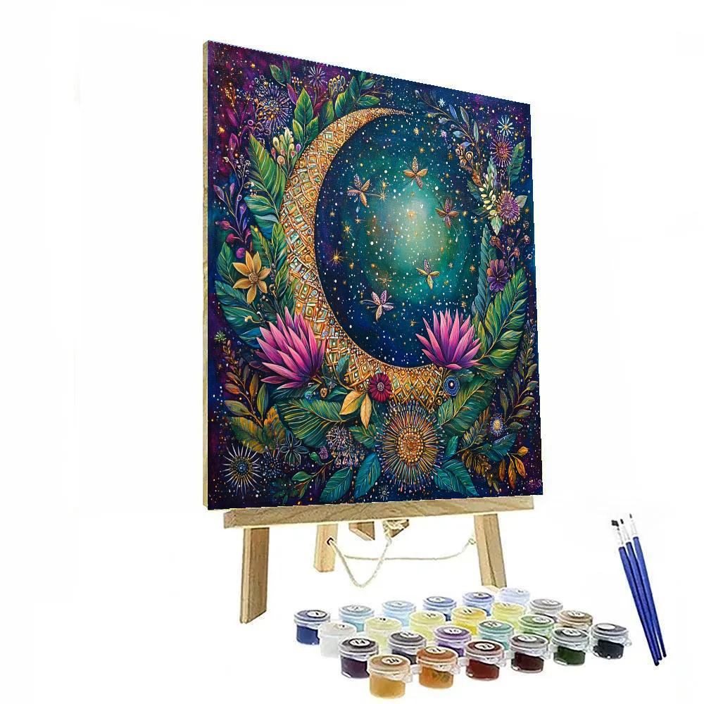 Frida Kahlo Inspired Lunar Tehuana Numbered painting kits