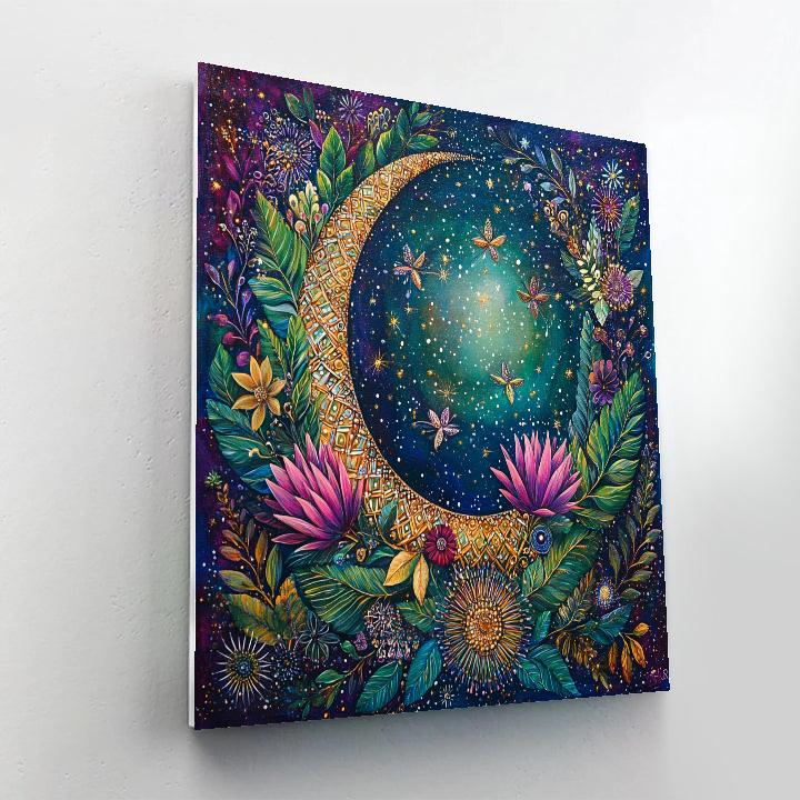 Frida Kahlo Inspired Lunar Tehuana Numbered painting kits