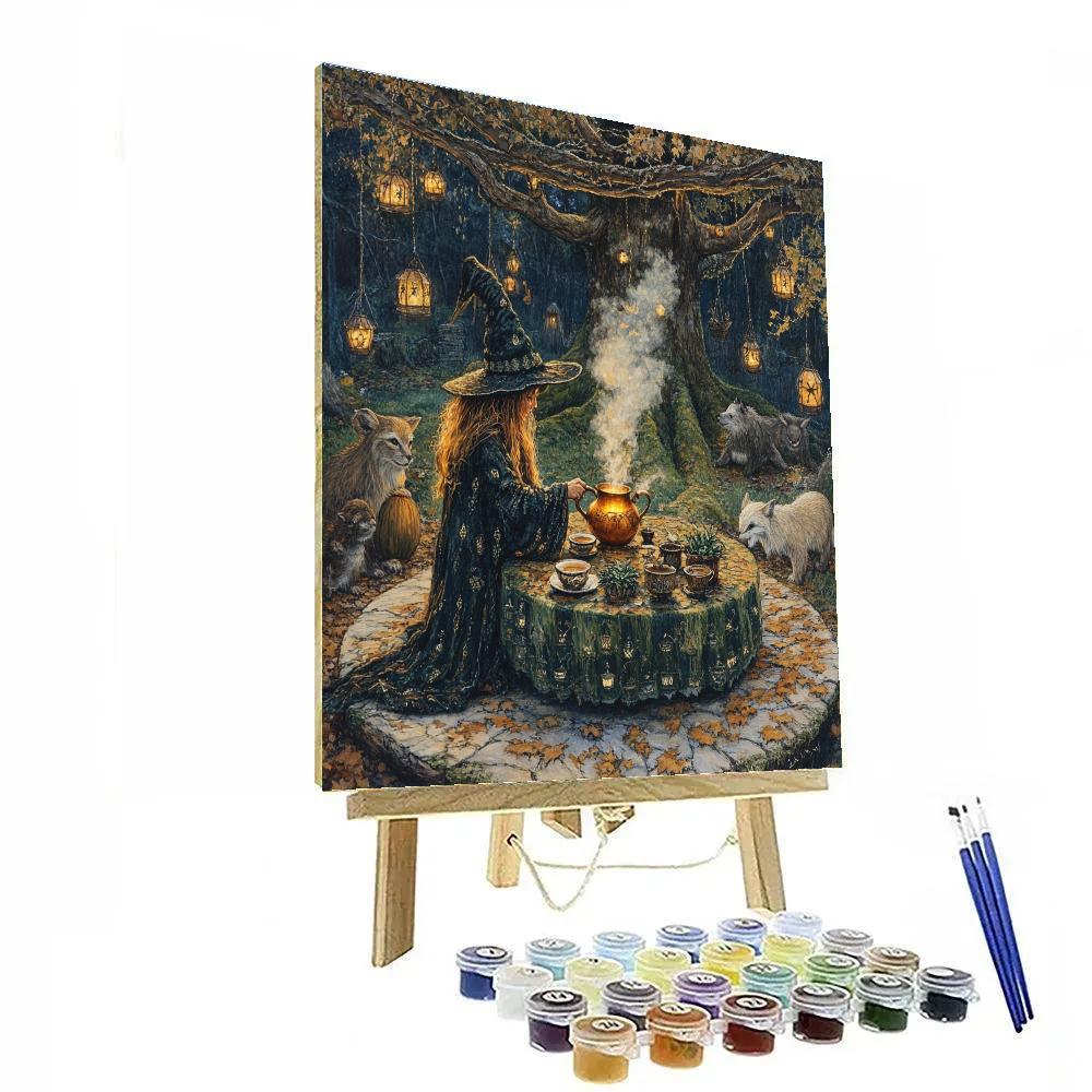 Harvest Moon Tea Ritual paint by color