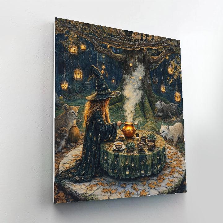 Harvest Moon Tea Ritual paint by color
