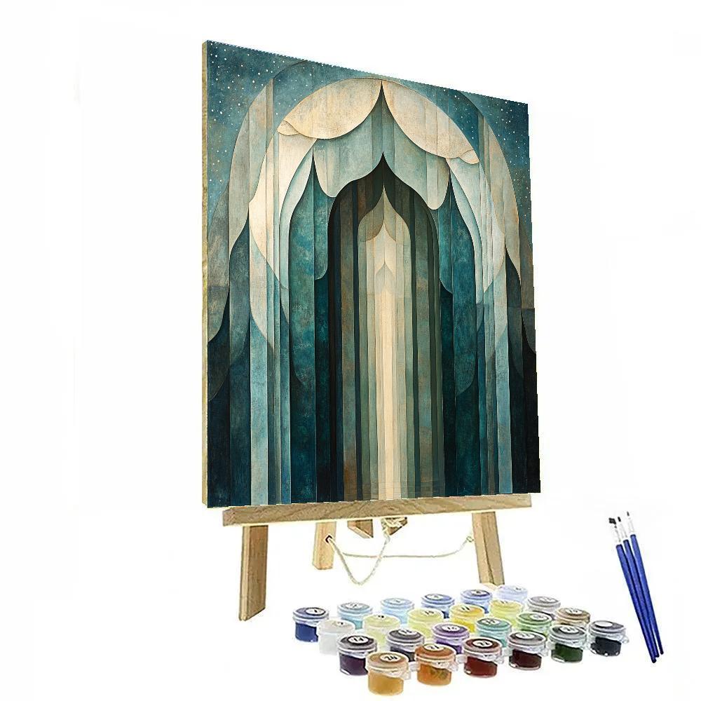 Michelangelo Inspired Aurora Vault Paint by numbers art