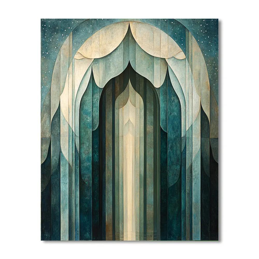 Michelangelo Inspired Aurora Vault Paint by numbers art