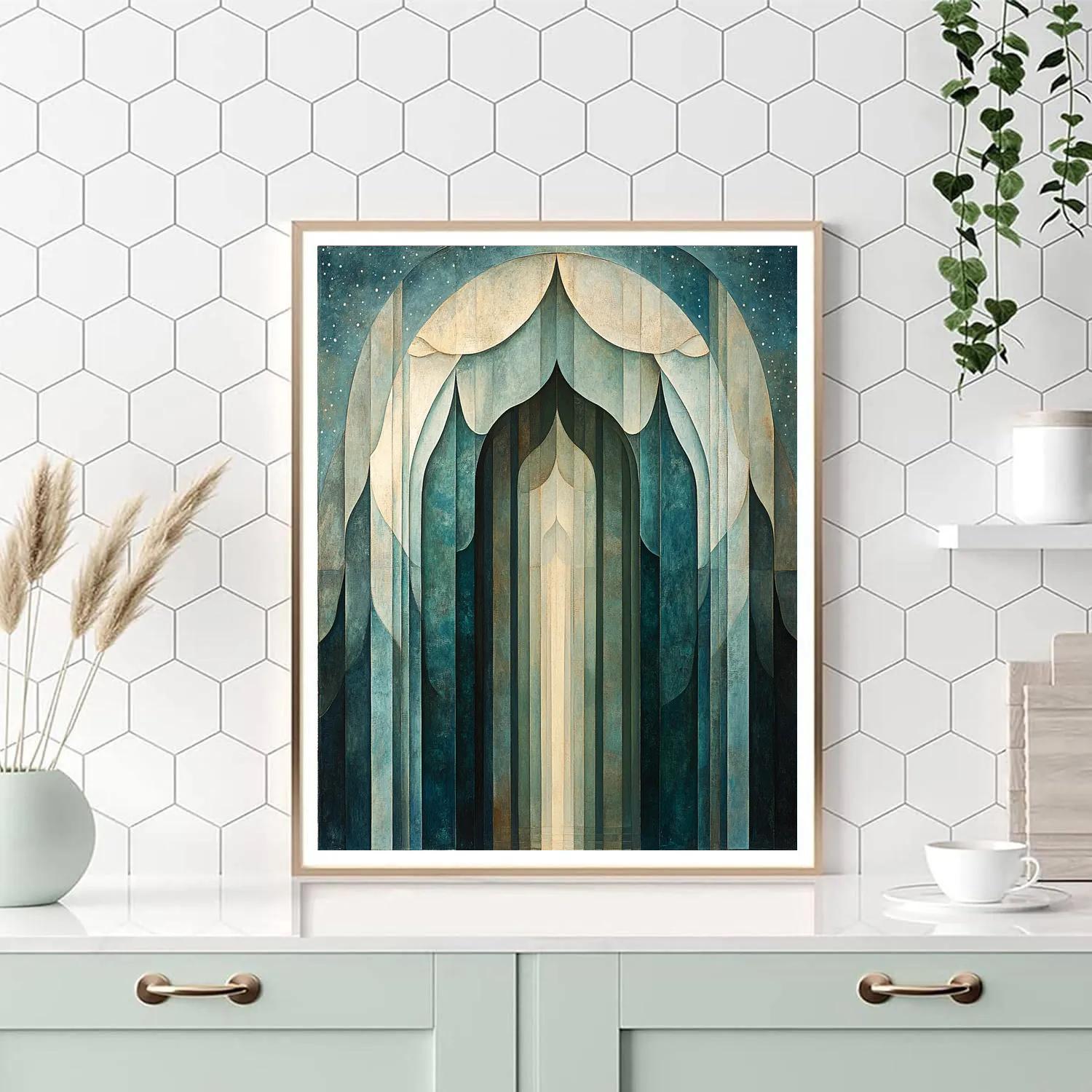 Michelangelo Inspired Aurora Vault Paint by numbers art