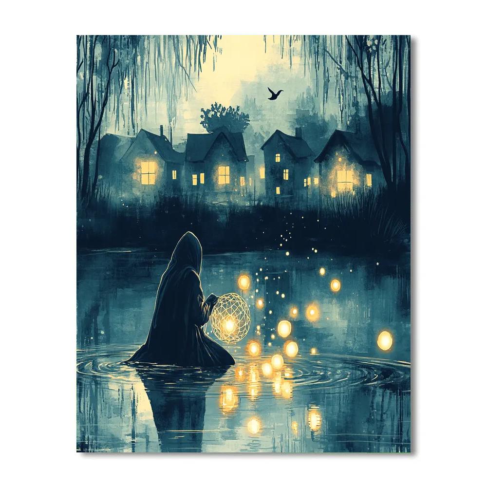 Lantern Fisher Of Lost Voices paint by number